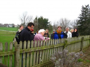 Die 86-jährige Rosie war unser Tourguide im Hans Herr-Haus in Lancaster County.