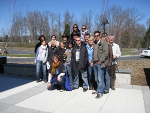 Gruppenfoto in Gettysburg