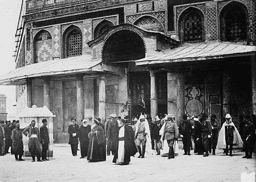 Kaiser Wilhelm mit Gattin in Jerusalem, 1898, aus der G. Eric and Edith Matson Photograph Collection, Library of Congress, Reproduction Number: LC-DIG-matpc-04601 (digital file from original photo).