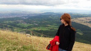 Blick vom Puy-de-Dôme auf Clermont-Ferrand