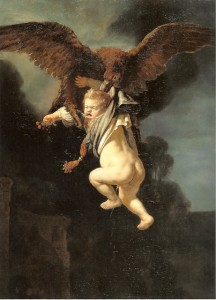 Rembrandt, Raub des Ganymed, 1635, Staatliche Kunstsammlungen Dresden, Gemäldegalerie Alte Meister