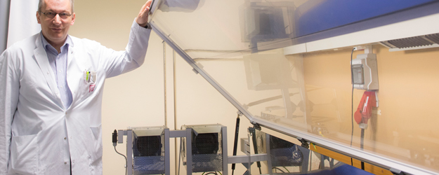 Blick ins Behandlungszimmer für die Blaulichttherapie (Foto: Peter Pulkowski) Blick ins Behandlungszimmer für die Blaulichttherapie (Foto: Peter Pulkowski)