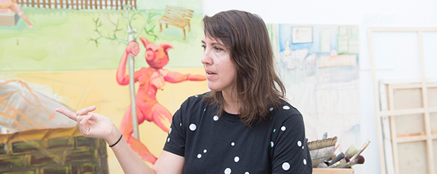 In Einzelgesprächen versucht Bool herauszufinden, wo die jeweiligen Stärken der Studierenden liegen. (Foto: Peter Pulkowski) In Einzelgesprächen versucht Bool herauszufinden, wo die jeweiligen Stärken der Studierenden liegen. (Foto: Peter Pulkowski)