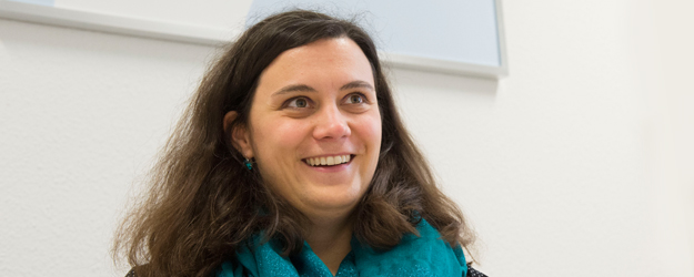 Stefanie Schmidberger leitet das Familien-Servicebüro an der Johannes Gutenberg-Universität Mainz. (Foto: Peter Pulkowski) Stefanie Schmidberger leitet das Familien-Servicebüro an der Johannes Gutenberg-Universität Mainz. (Foto: Peter Pulkowski)