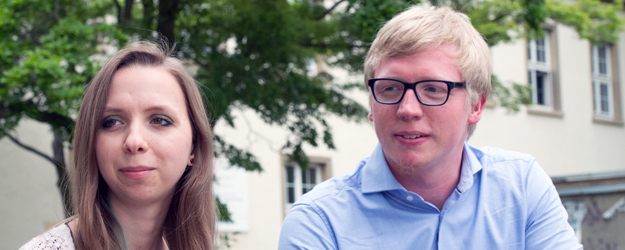 Katharina Veit und Sebastian Töllers sind zwei der derzeit rund 20 Aktiven, die mit dem Beratungsangebot der Refugee Law Clinic Mainz Flüchtlingen helfen, die sich keinen Anwalt leisten können. (Foto: Peter Pulkowski) Katharina Veit und Sebastian Töllers sind zwei der derzeit rund 20 Aktiven, die mit dem Beratungsangebot der Refugee Law Clinic Mainz Flüchtlingen helfen, die sich keinen Anwalt leisten können. (Foto: Peter Pulkowski)