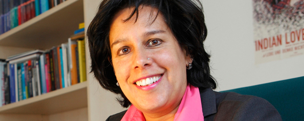 In 2010, the Mainz-born Banerjee returned to Mainz from the University of Siegen to reach one of her aims - to establish the Center for Comparative Native and Indigenous Studies (CCNIS). (photo: Thomas Hartmann) In 2010, the Mainz-born Banerjee returned to Mainz from the University of Siegen to reach one of her aims - to establish the Center for Comparative Native and Indigenous Studies (CCNIS). (photo: Thomas Hartmann)