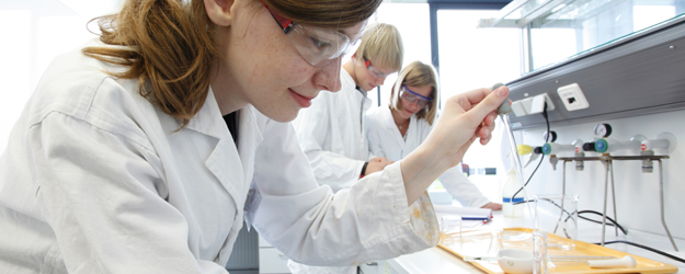 18 pupils were inaugurating the new rooms of the NaT-Lab in Duesbergweg during the "Colors" Summer Academy. (photo: Thomas Hartmann) 18 pupils were inaugurating the new rooms of the NaT-Lab in Duesbergweg during the "Colors" Summer Academy. (photo: Thomas Hartmann)