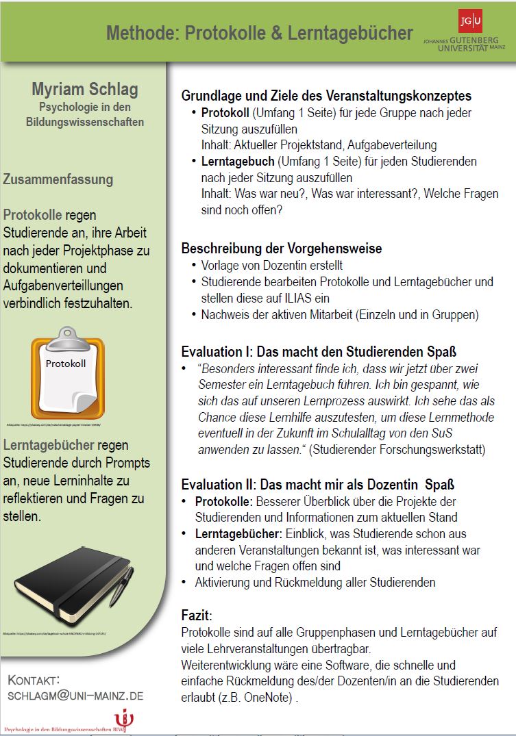 Was Denken Die Sich Eigentlich Dabei Oder Wie Lehrveranstaltungen Entstehen Fb 02 Psychologie In Den Bildungswissenschaften News