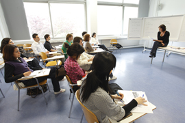 Studenten in Vorlesung