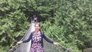 Ganz schön wacklig: die Suspension Bridge im Lynn Canyon Parc, Vancouver. 