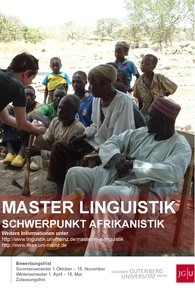 Poster MA Linguistics with specialisation in African Languages and Linguistics