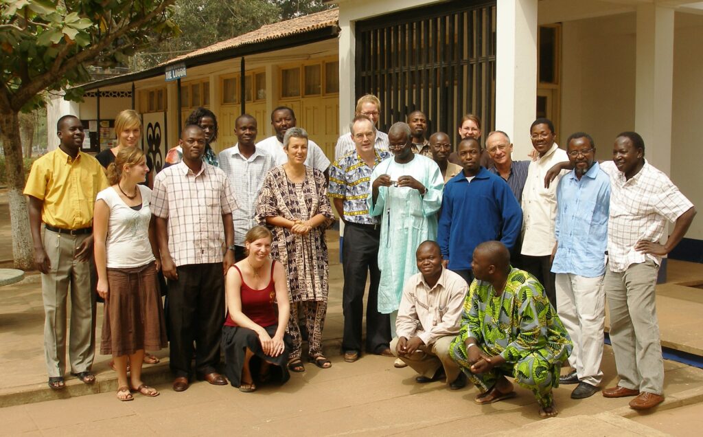 A meeting, including participants from ifeas, of the collaborative research project “States at Work”, in the Volkswagen Foundation program “Knowledge for tomorrow”, Accra 2008 Photo ©C. Lentz