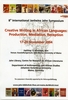 Poster announcing the 8th Janheinz Jahn Symposium 2004