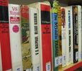 Shelf with Caribbean literature