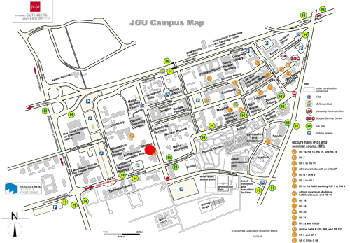 JGU campus map