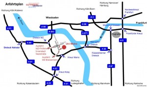 Directions to Johannes Gutenberg-University Mainz