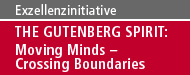 Zukunftskonzept zum projektbezogenen Ausbau der universitären Spitzenforschung THE GUTENBERG SPIRIT: Moving Minds – Crossing Boundaries