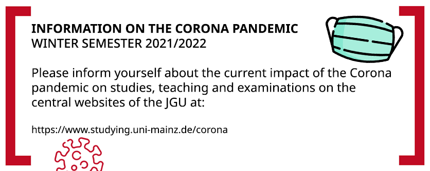 Impact of the Corona pandemic on studies, teaching and examinations (Icons by Freepik)