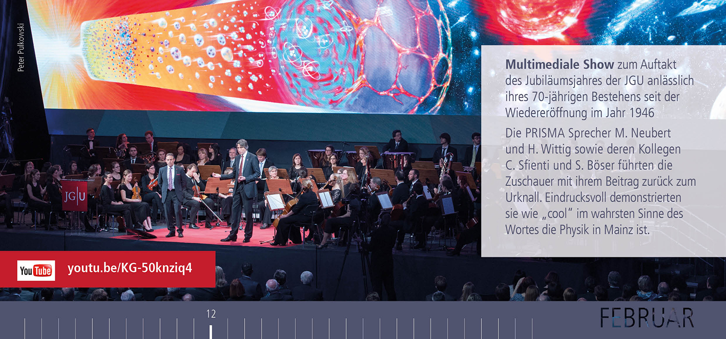 YouTube: 70 Jahre JGU: Akademischer Festakt zur Eröffnung des Jubiläumsjahrs