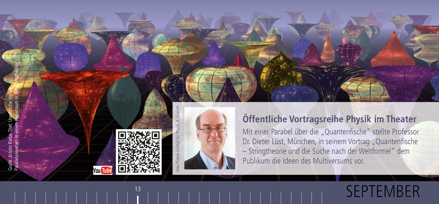 Sie können sich den Vortrag von Professor Lüst auf YouTube in voller Länge anschauen. - Link öffnet neues Browserfenster