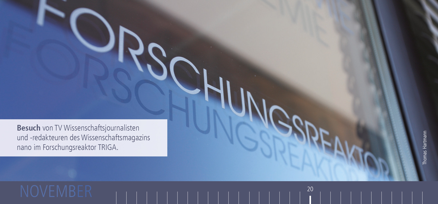 Webversion der Programmbroschüre anlässlich des Besuchs von TV Wissenschaftsjournalisten und - redakteuren des Wissenschaftsmagazins 