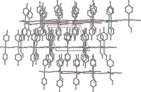 Ï-stacking of the picoline rings connecting the 2d-layers of iron formate [Fe2IIIFe2II(HCOO)5(Î³-pic)3]