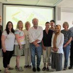 Participants of the Workshop „Migrant Narratives – Moving Stories“ (from left to right): Dipl.-Geogr. Marie Karner (JGU Mainz), Prof. Dr. Anastasia Christou (Middlesex University London), Prof. Dr. Angela McCarthy (University of Otago), Prof. Dr. Marita Eastmond (University of Gothenburg), Prof. Dr. Anton Escher (JGU Mainz), Prof. Dr. Silke Meyer (Innsbruck University), Dr. Anya Ahmed (University of Salford Manchester), Fatma Haron, MA. (Innsbruck University), Prof. Dr. Brigitte Bönisch-Brednich (Victoria University of Wellington), Prof. Dr. Rolf Wilhelm Brednich (Victoria University of Wellington); absent: Dr. J. Olaf Kleist (Osnabrück University)