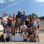 Gruppenbild Gruppe B im Stadion