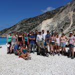 Gruppenfoto Gruppe A am Myrtos Beach, Kefalonia