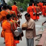 Bettelmoenche, Luang Prabang
