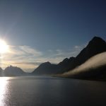 Gryllefjorden - Wolkenfall im Fjord