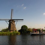 Kinderdijk historische Windmühlen