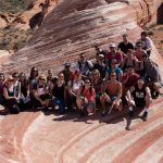 Gruppenbild auf der Fire Wave, Valley of Fire State Park (© Timo Willershäuser und Claudia Finkler)