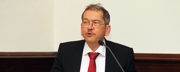 Stephan Stachorski hat an der Johannes Gutenberg-Universität Mainz Germanistik, Philosophie und Geschichte studiert und hier seine Leidenschaft für das Werk Thomas Manns entdeckt. (Foto: Stefan F. Sämmer)