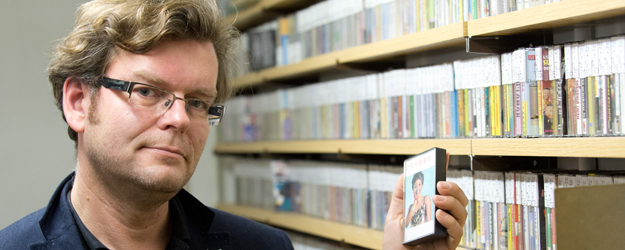 Dr. Hauke Dorsch, Leiter des Archivs für die Musik Afrikas am Institut für Ethnologie und Afrikastudien der JGU (Foto: Peter Pulkowski)