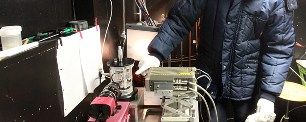 Das Labor mit seiner Kältekammer und einem Windkanal wurde Mitte der 1980er-Jahre von Prof. Hans R. Pruppacher nach amerikanischem Vorbild eingerichtet. (Foto:Stefan F. Sämmer)