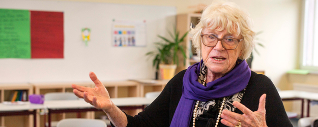 Maren Heinzerling arbeitet an verschiedenen Bildungsprojekten mit und ist unter anderem Mitbegründerin des Girls' Day. (Foto: Stefan F.Sämmer)