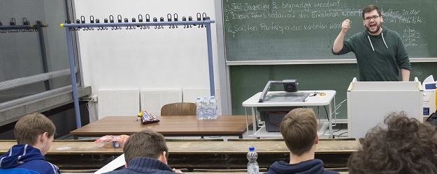 Der Debattierclub Johannes Gutenberg e.V. hat schon dreimal die Deutsche Meisterschaft gewonnen. (Foto: Peter Pulkowski)