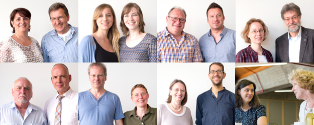 Alle acht Tauschpaare des Rollentausch-Projekts zeigten sich begeistert vom Austausch mit Kolleginnen und Kollegen aus ganz anderen Bereichen des universitären Lebens. (Foto: Stefan F. Sämmer)