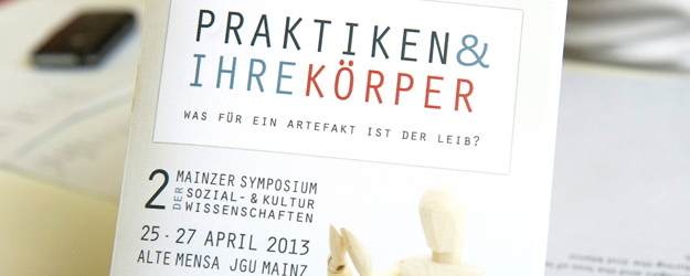 Flyer des 2. Mainzer Symposium der Sozial- und Kulturwissenschaften zum Thema 