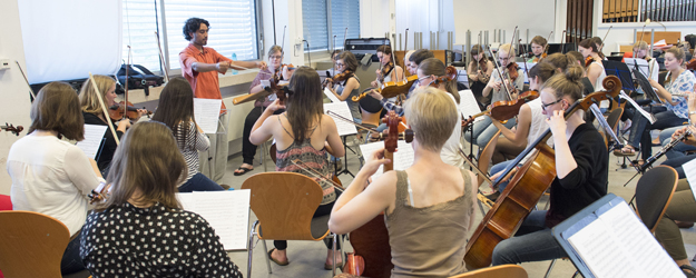 Das Sinfonische Orchester Mainz ist mittlerweile fester Bestandteil des musikalischen Uni-Lebens. (Foto: Peter Pulkowski)