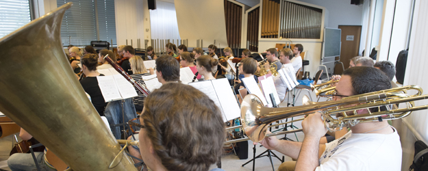 In diesem Semester standen Werke von Georges Bizet, Bruno Coulais, Yann Tiersen und César Franck auf dem Programm. (Foto: Peter Pulkowski)