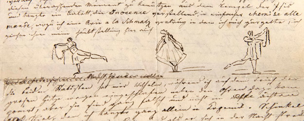 Brief des Dichters Clemens Brentano an Susanne Schinkel aus dem Jahr 1811 (Foto: Peter Pulkowski)