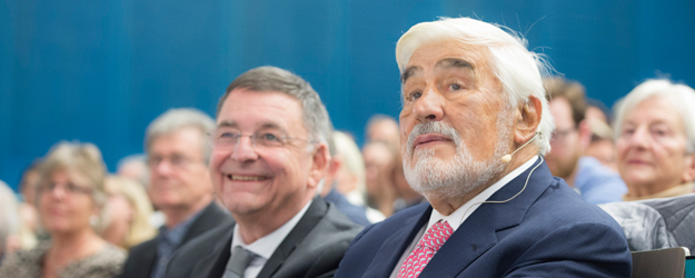 Mario Adorf kam 1950 im Alter von 20 Jahren an die Johannes Gutenberg-Universität Mainz und studierte hier vier Semester in verschiedenen Fachrichtungen. (Foto: Peter Pulkowski)