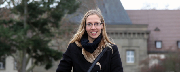 Mareike Hachemer hat an der Johannes Gutenberg-Universität Mainz Deutsch und Englisch für das Lehramt an Gymnasien studiert. (Foto: Stefan F. Sämmer)