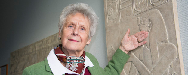 Marianne Arnold hat im Jahr 2001 den Freundeskreis Ägyptologie an der Johannes Gutenberg-Universität Mainz e.V. gegründet. (Foto: Thomas Böhm)