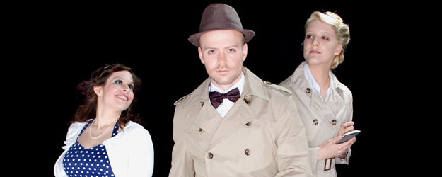 In der neuen Musical Inc.-Produktion 'Curtains' versucht Lieutenant Frank Cioffi (Moritz Schümann) den Mord an der Diva Jessica Cranshaw aufzuklären. (Foto: © Musical Inc.)