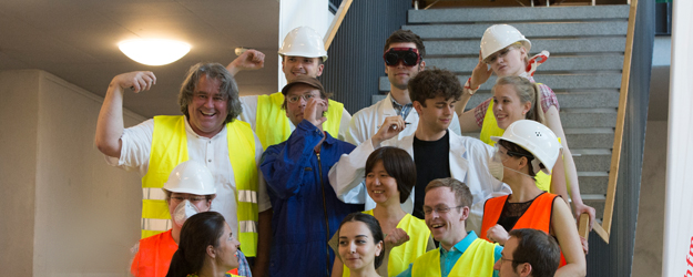 Der Workshop KLANG_BAU_STELLE ist Teil des 