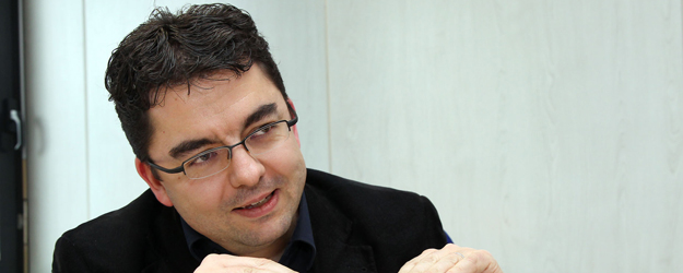 Prof. Dr. Thorsten Faas ist seit September 2012 am Institut für Politikwissenschaft der JGU tätig. (Foto: Stefan F. Sämmer)