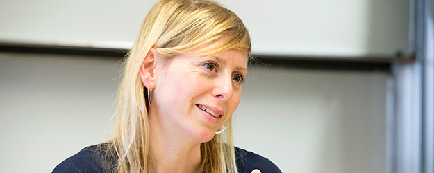 Dr. Anita Wohlmann hat mit Förderung durch das Gutenberg Lehrkolleg einen externen Lehraufenthalt an der renommierten Columbia University in New York City absolviert. (Foto: Peter Pulkowski)